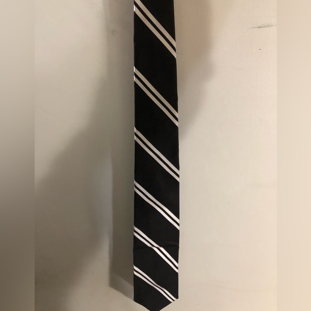 Classic luxe chic stripe tie by Club Monaco made in Italy 100% silk brand new